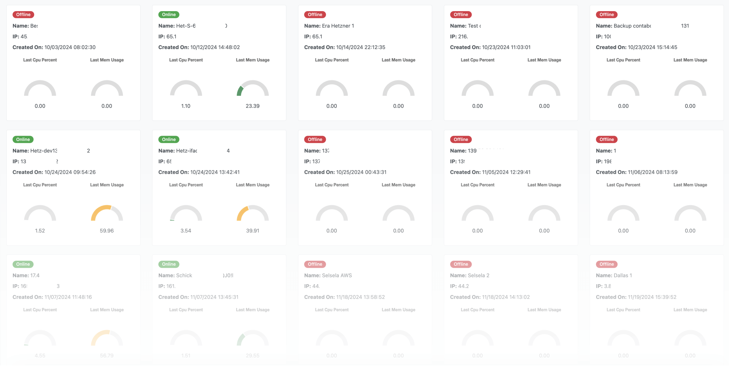 Odoo.bot dashboard view